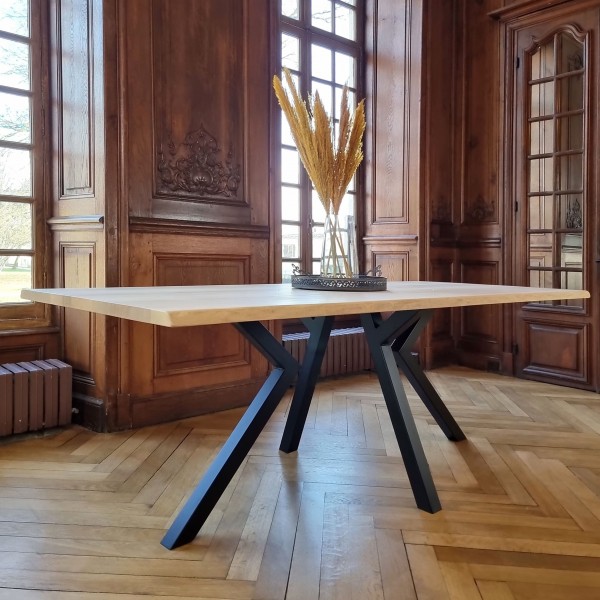 Table Mikado en Bois et Métal - Made in France